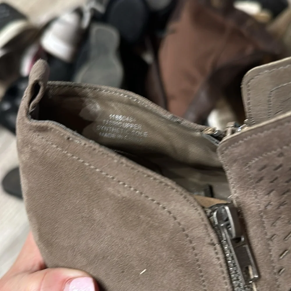 Torrid women ankle boots. Taupe, perforated, Size 11 - Picture 7 of 13